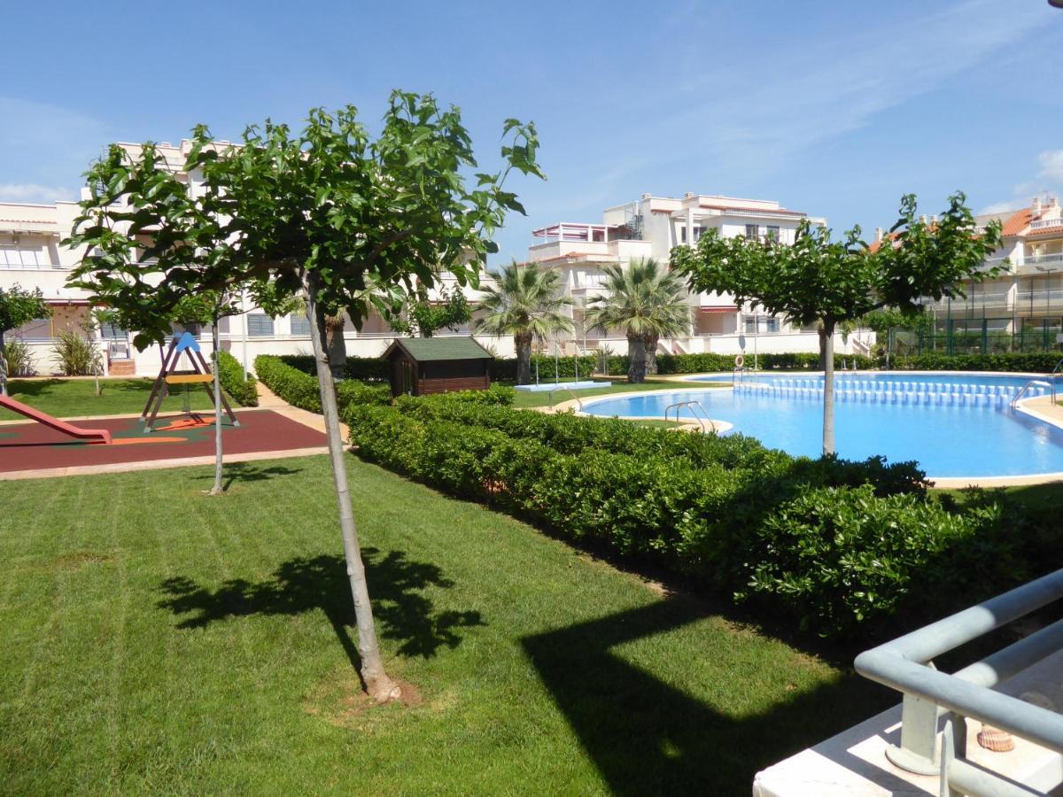 Bajo Con Terraza En Urbanizacion Familiar - Arenas Albert Villas Alcossebre Kültér fotó